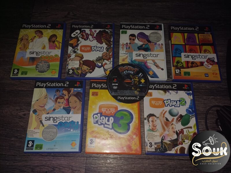 PlayStation 2 flachi et accessoires - Playstation Maroc