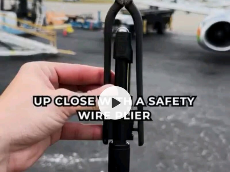 Safety wire pliers