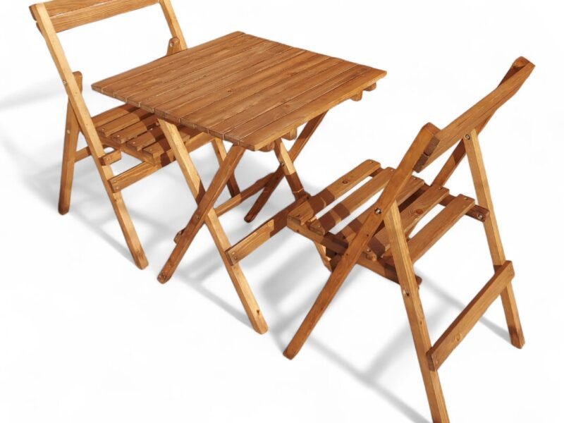 Table pliable avec chaises