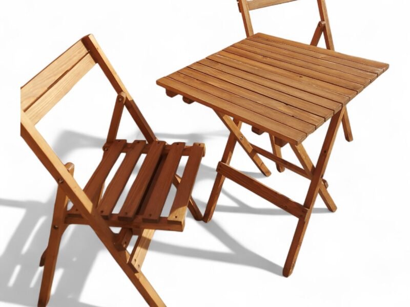 Table pliable avec chaises