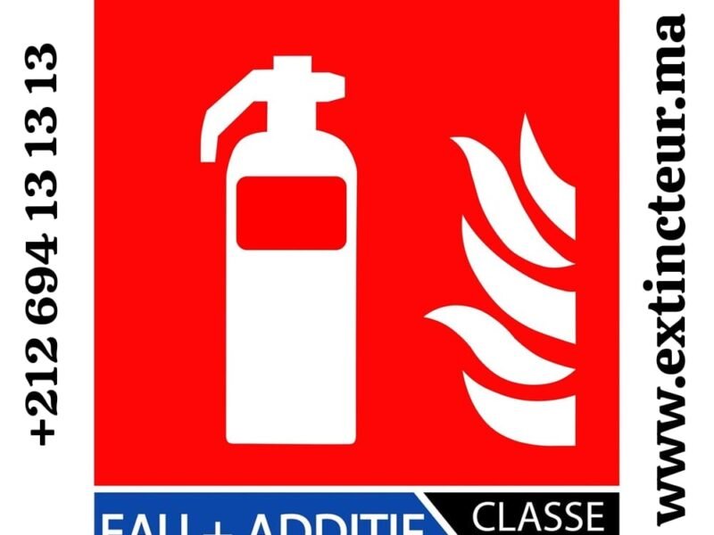 Signalisation extincteurs Maroc Rabat extincteur Temara