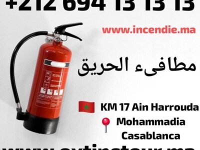 Maroc sécurité incendie casablanca